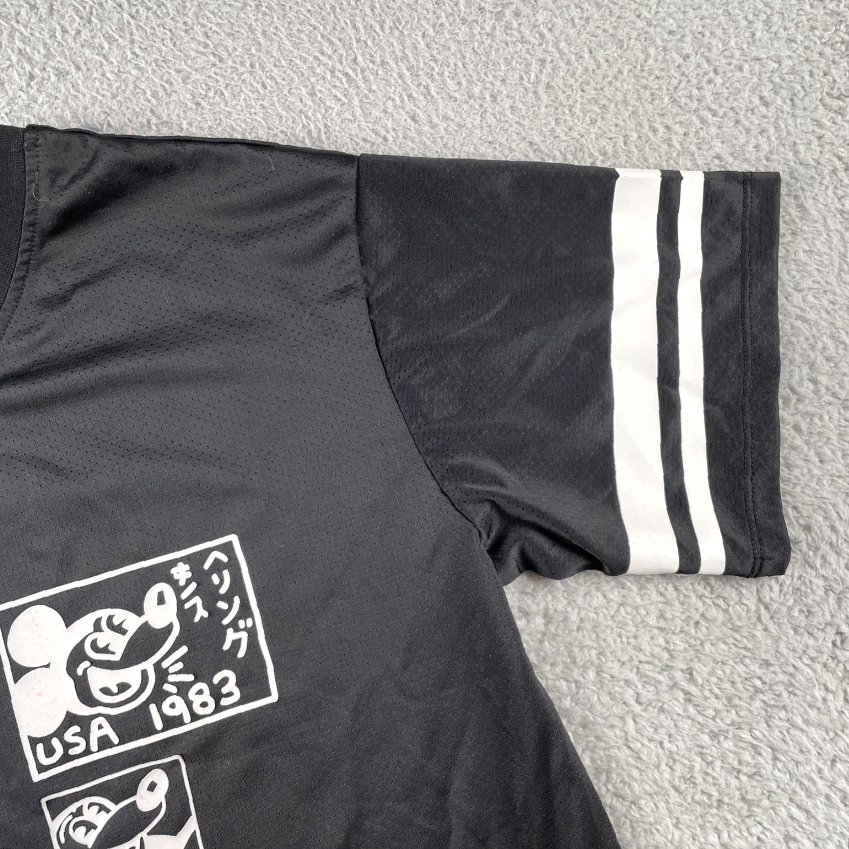 Disney VINTAGE Disney Mickey Mouse X Keith Haring Artist Jersey Black & White Adult Size Small Size US S / EU 44-46 / 1 - 5 Thumbnail