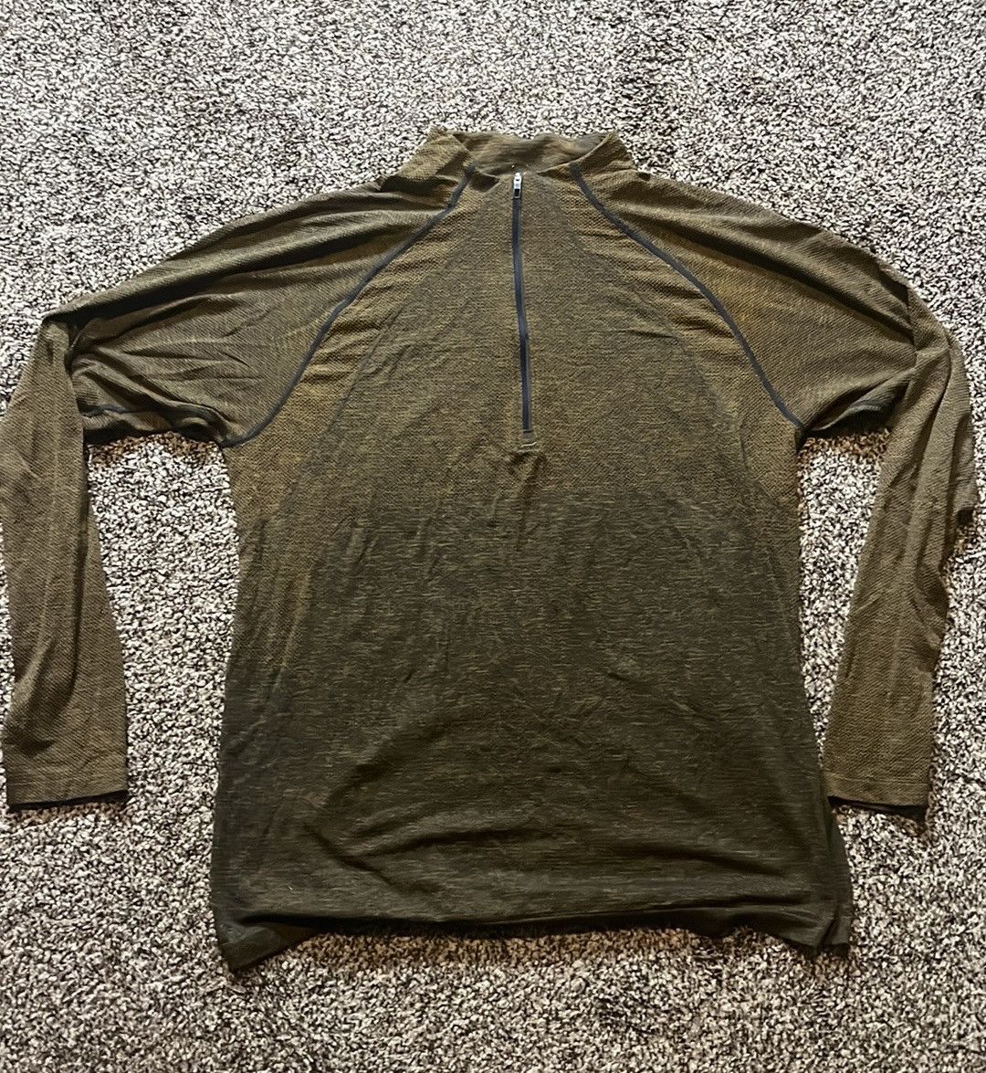 Lululemon Lululemon Long Sleeve Shirt Metal Tech Half Zip Pullover Size US XL / EU 56 / 4 - 1 Thumbnail