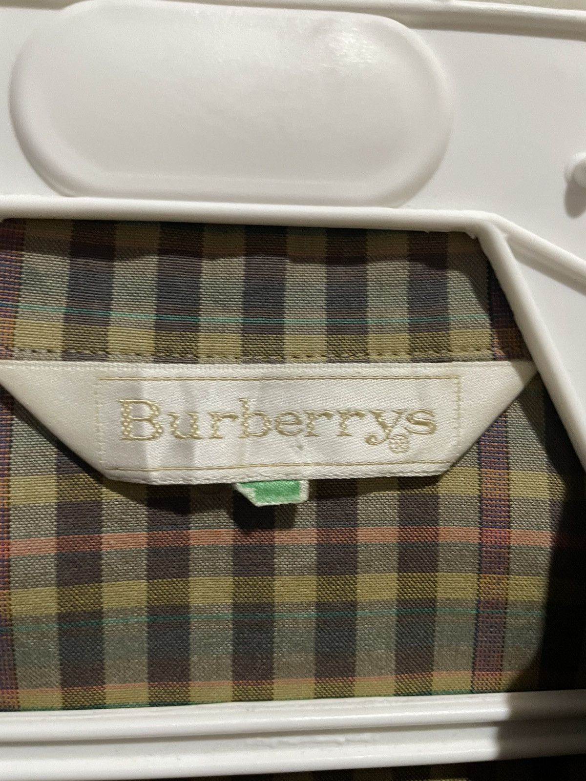 Burberry VTG 80s Burberrys Small Checkered Shirts Size M / US 6-8 / IT 42-44 - 11 Thumbnail
