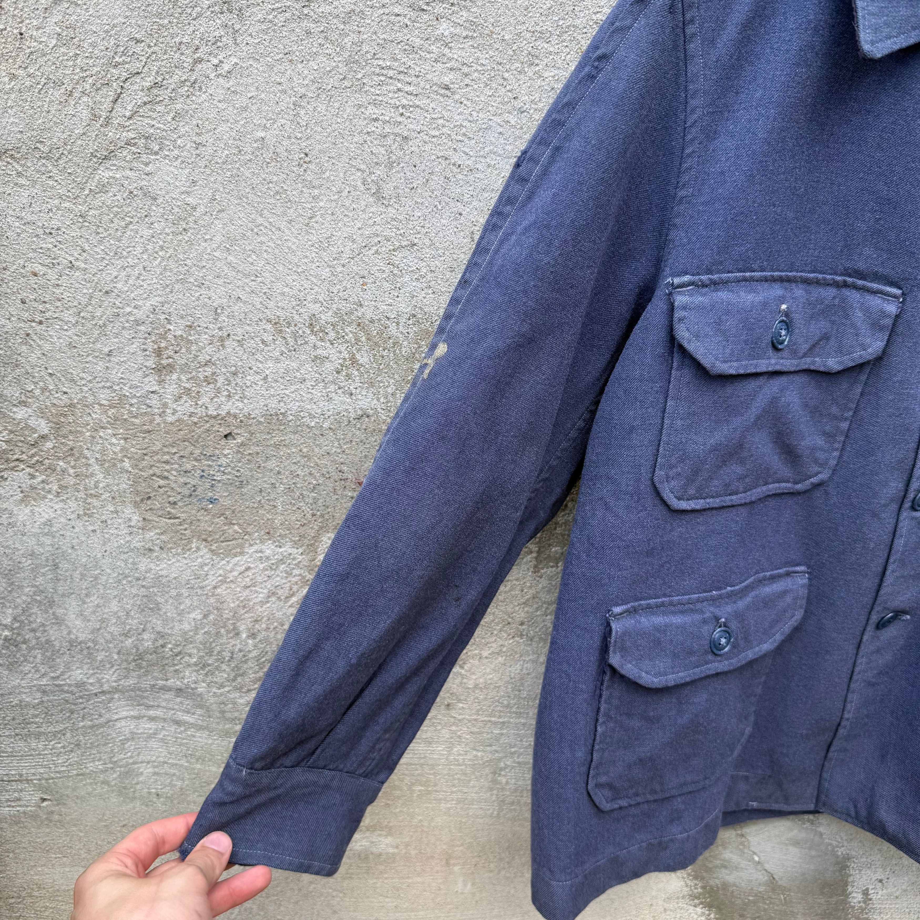 Vintage 50's USAF Military Heavy Flying Shirt A-1A Jacket Size US M / EU 48-50 / 2 - 6 Thumbnail