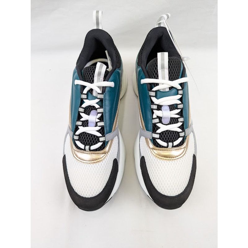 Dior o1rshd1 B22 Calf Mesh Sneakers in Water Green Size US 13 / EU 46 - 16 Thumbnail