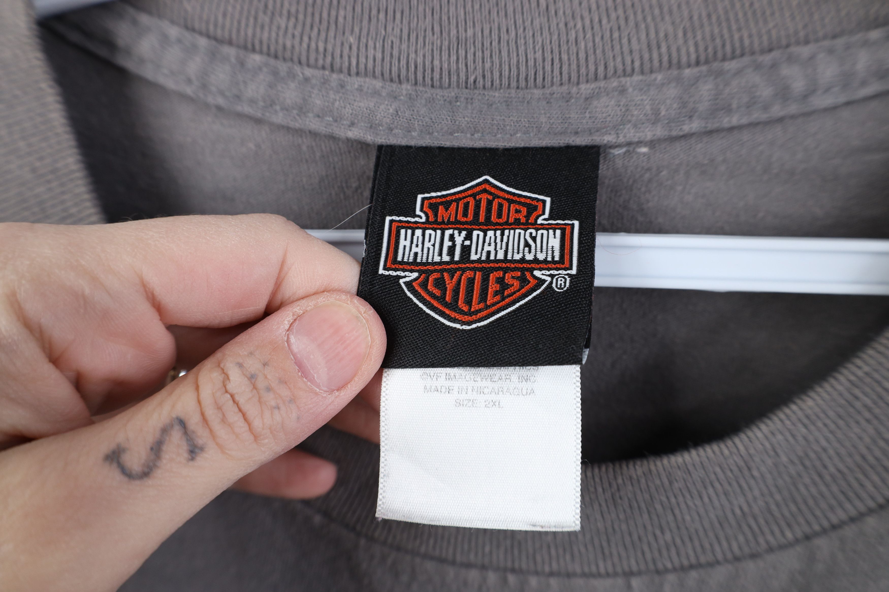 Harley Davidson Vintage Y2K Harley Davidson Motorcycles Long Sleeve T-Shirt Size US XXL / EU 58 / 5 - 9 Thumbnail