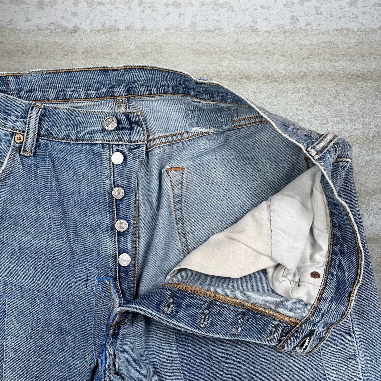 Levi's Vintage Y2K Levis 501 Jeans 36x32 Regular Straight Leg Jeans Size US 36 / EU 52 - 5 Thumbnail