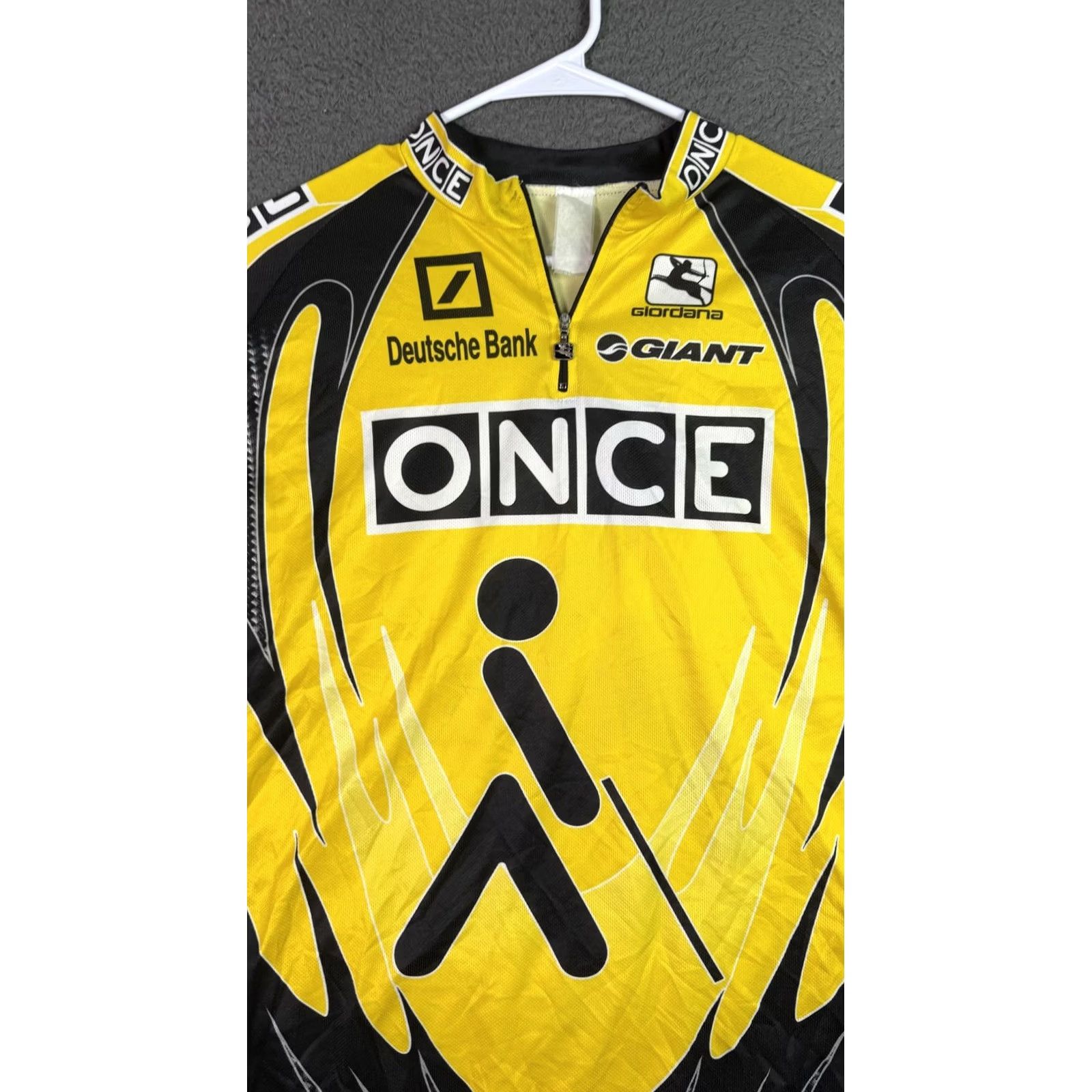Vintage VINTAGE Giordana ONCE Cycling Jersey Mens Medium Giant Spanish Team 90s Size US L / EU 52-54 / 3 - 2 Thumbnail