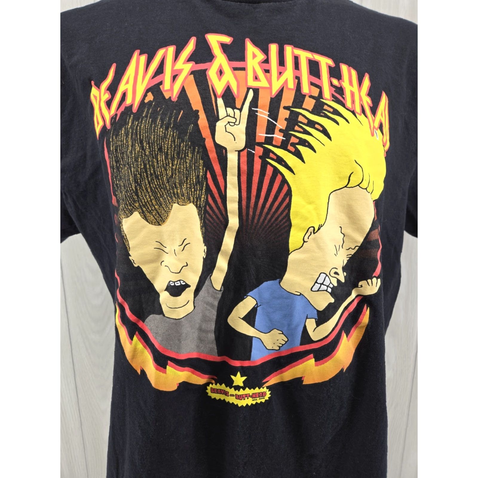 Vintage Beavis and Butt-Head T-Shirt Men XL Black Cotton Short Sleeves Crew Neck Size US XL / EU 56 / 4 - 3 Thumbnail
