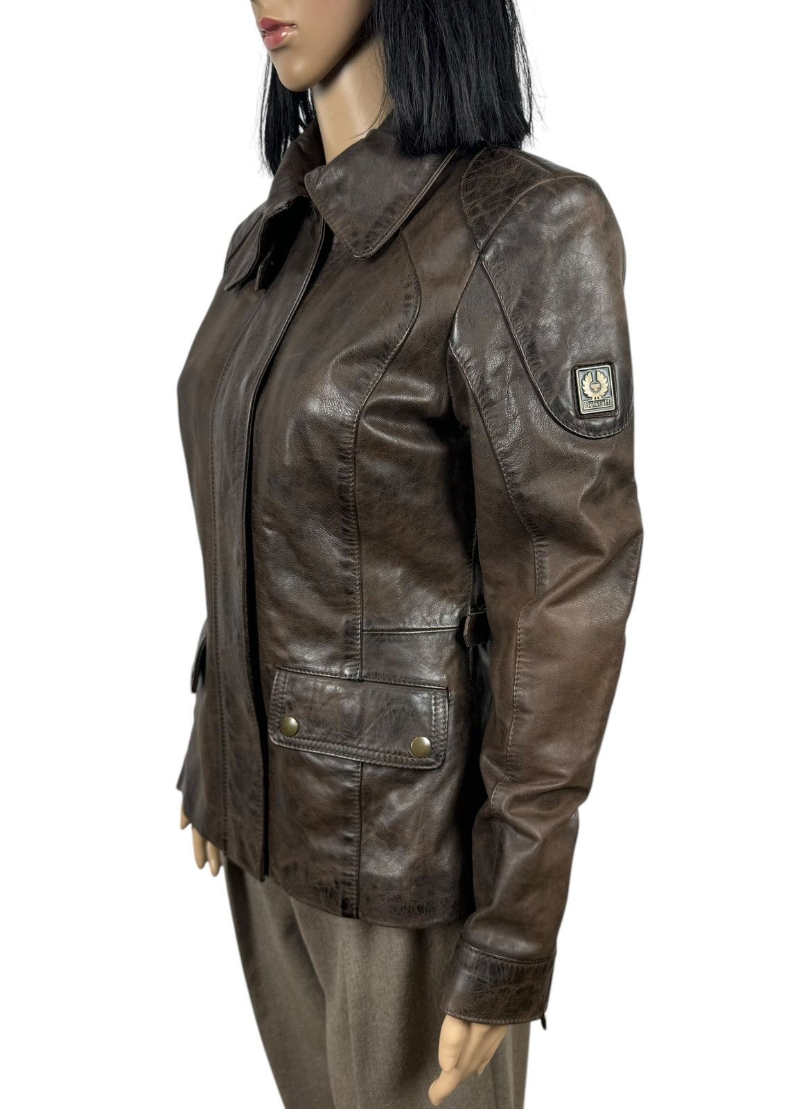 Belstaff Belstaff Womens Genuine Leather Jacket Gold Label size 42 Size M / US 6-8 / IT 42-44 - 6 Thumbnail