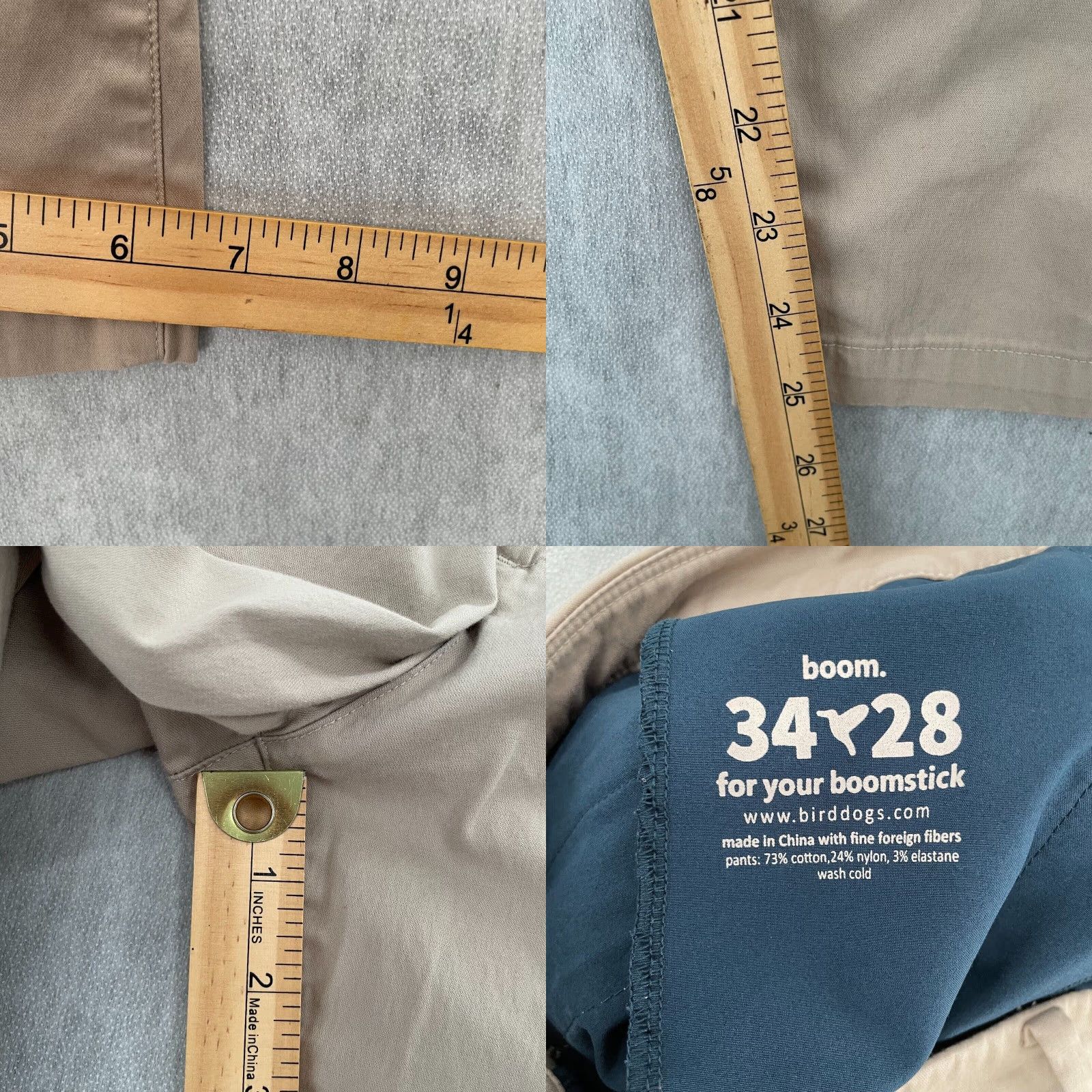 Vintage VINTAGE Birddogs Pants Men 34 Brown Khakis Casual Lightweight Cotton Blend Streetwear Size US 34 / EU 50 - 8 Thumbnail
