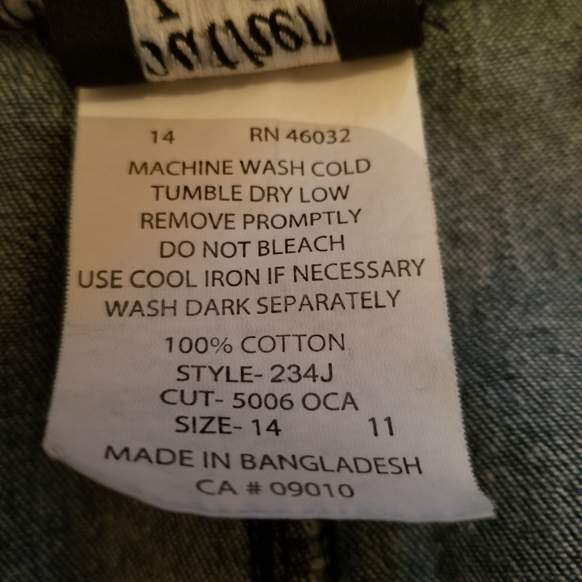 Other Southern Lady 14 Blue Jean Denim Skirt Stretch Waist Pockets Size 36" / US 14 / IT 50 - 5 Thumbnail