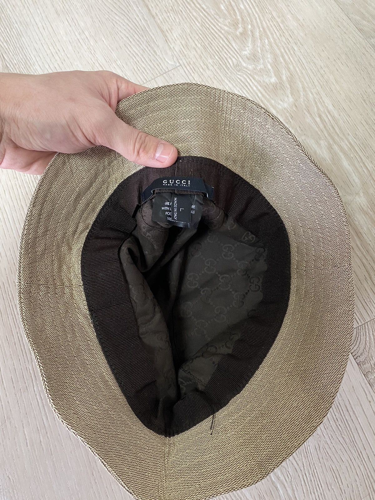 Gucci × Vintage Gucci Vintage Panama Hat Size ONE SIZE - 4 Thumbnail