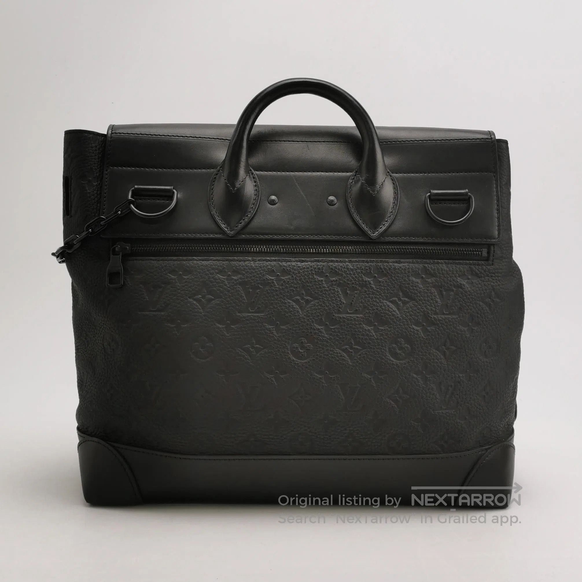 Louis Vuitton Louis Vuitton Steamer Black Embossed Crossbody Bag. Size ONE SIZE - 1 Thumbnail