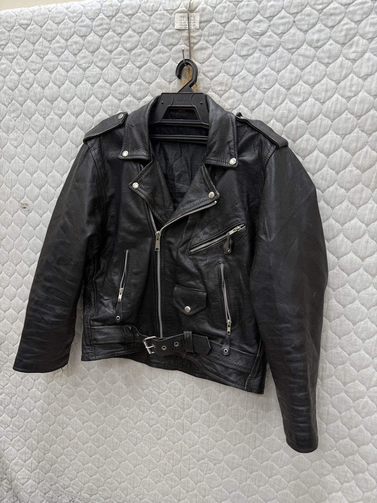 Genuine Leather 🔥🔥🔥ARCHIVE VINTAGE DOUBLE COLLAR LEATHER JACKET Size US M / EU 48-50 / 2 - 2 Thumbnail