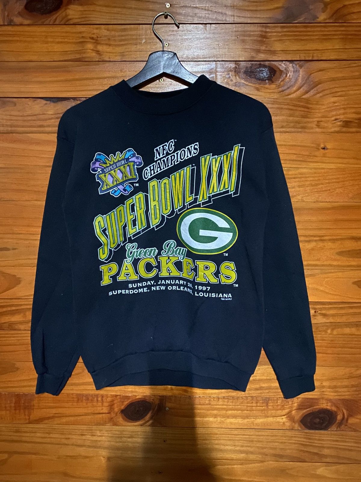 NFL Vintage 1996 Green Bay Packers Super Bowl XXXI Champion Size US S / EU 44-46 / 1 - 3 Thumbnail