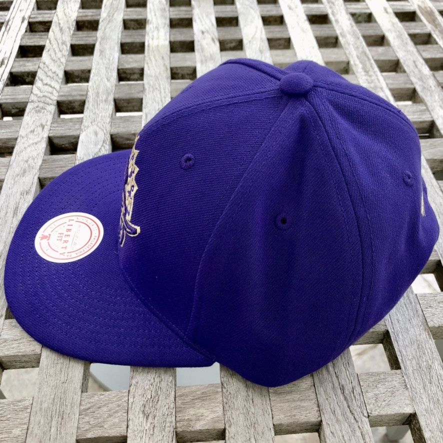 Mitchell & Ness Toronto Raptors 15 Patch Gold UV NBA HWC Snapback Hat Size ONE SIZE - 4 Thumbnail