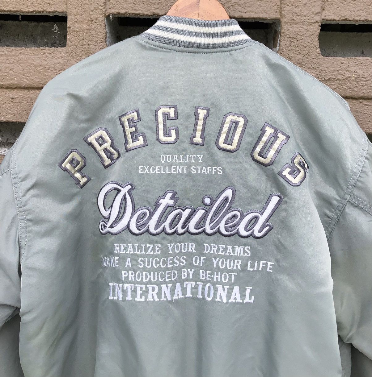 Vintage Vintage Precious Be-Hot Embroidery Bomber Jacket Size US M / EU 48-50 / 2 - 4 Thumbnail