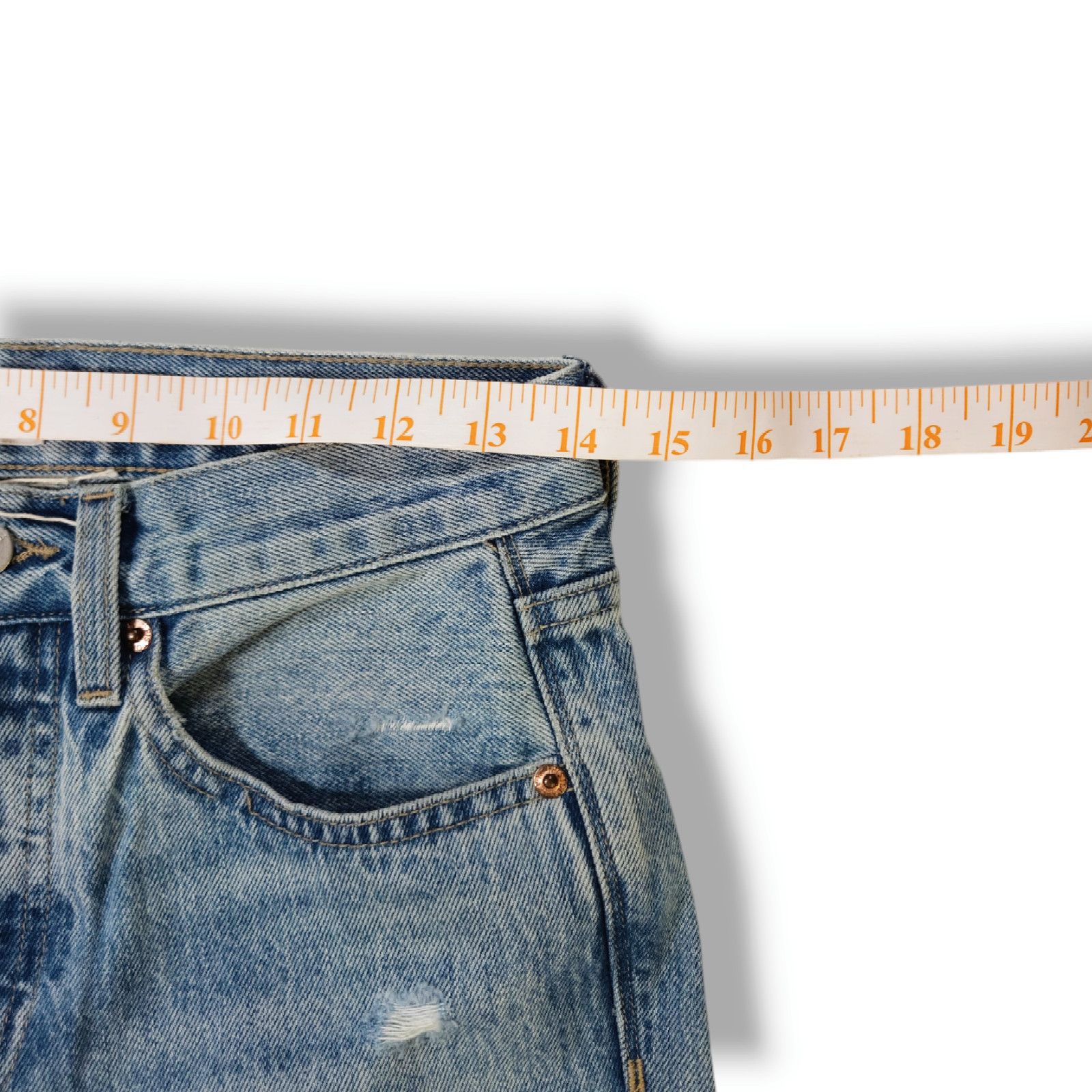 Pistola NWOT Pistola High-Rise Button Fly Straight Jeans Sz. 26x28 Size 26" / US 2 / IT 38 - 6 Thumbnail