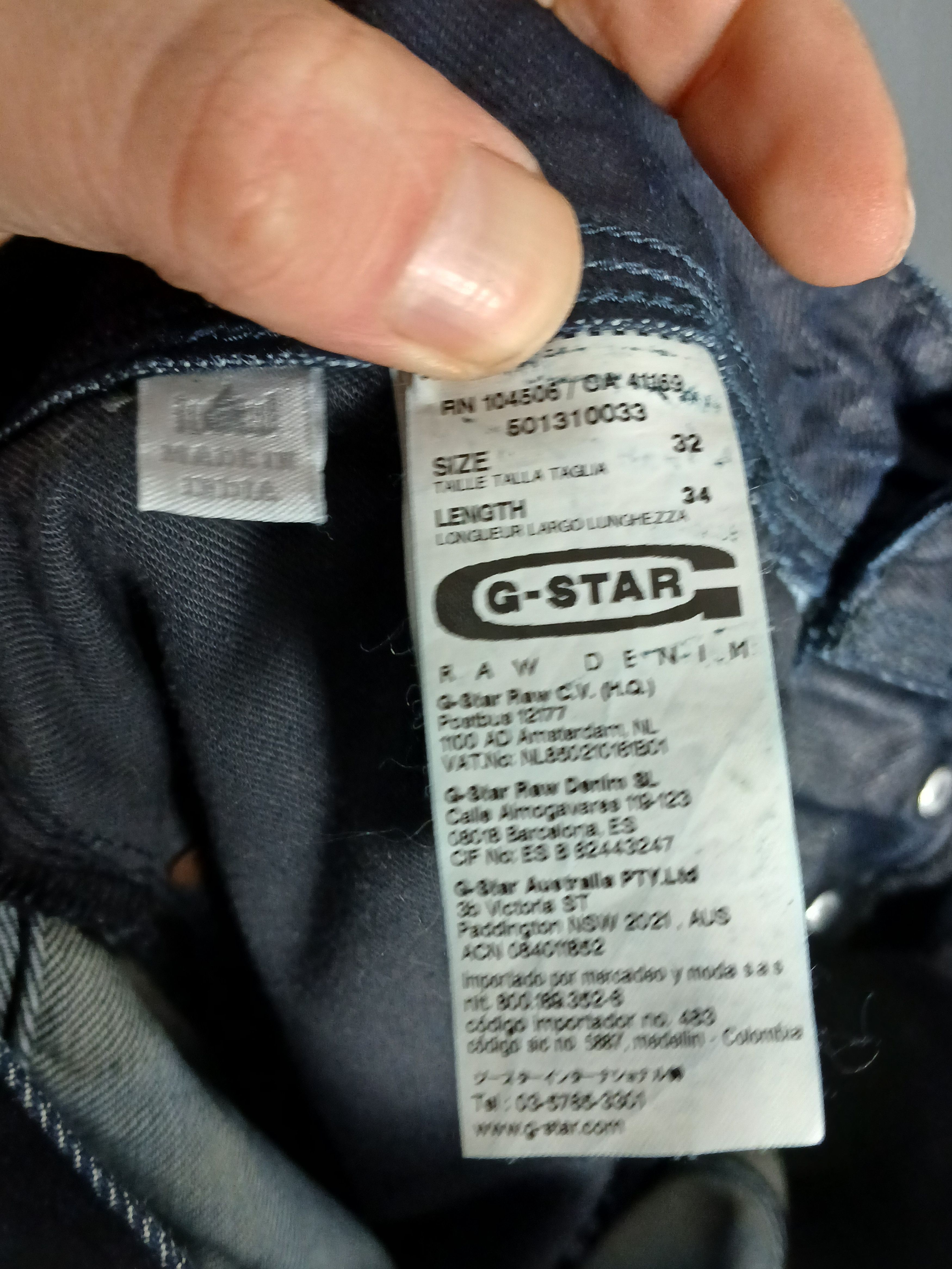 G-Star G-Star Waxed Jeans Pants Size US 32 / EU 48 - 14 Thumbnail