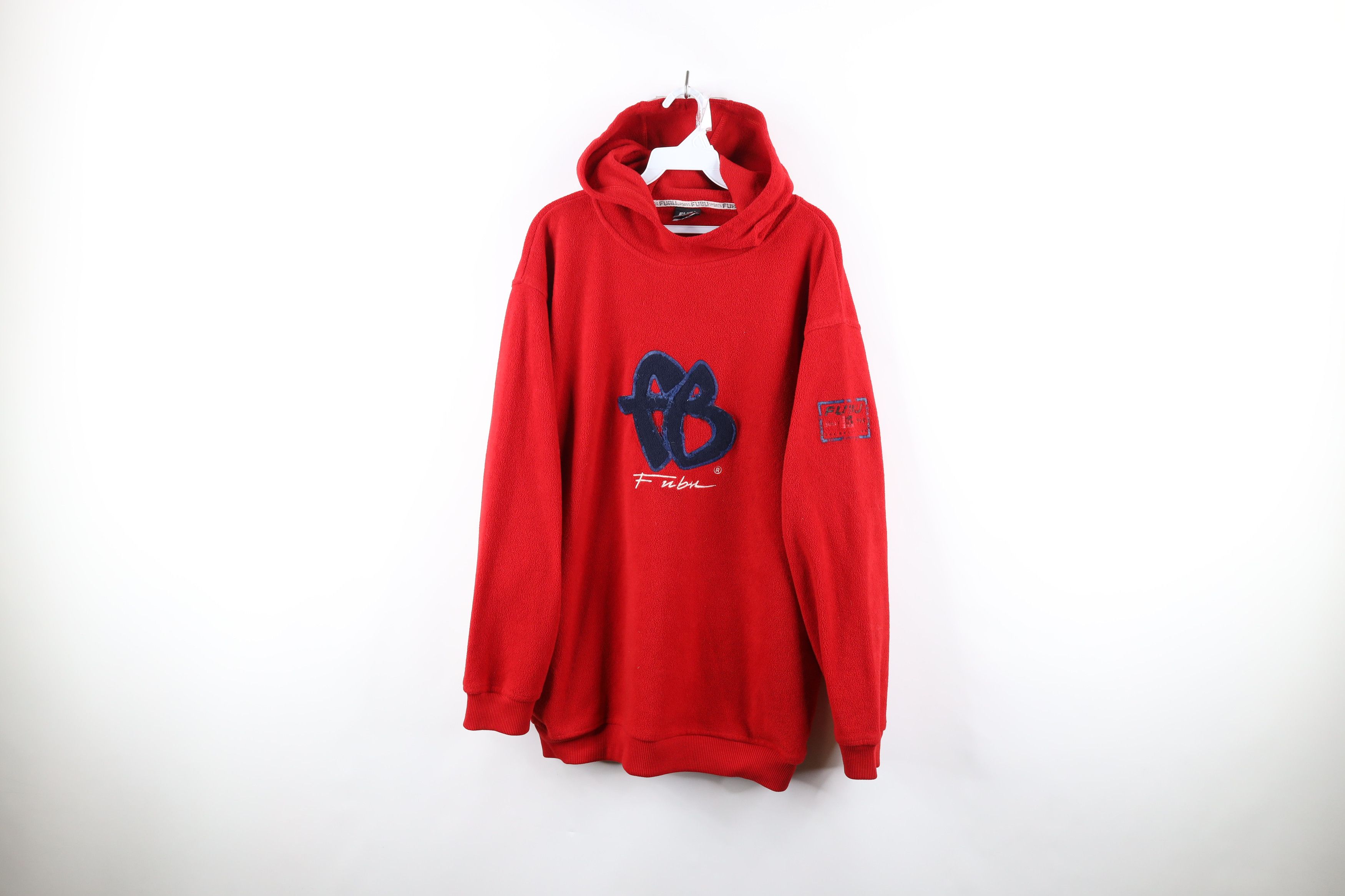 Red 2024 fubu hoodie