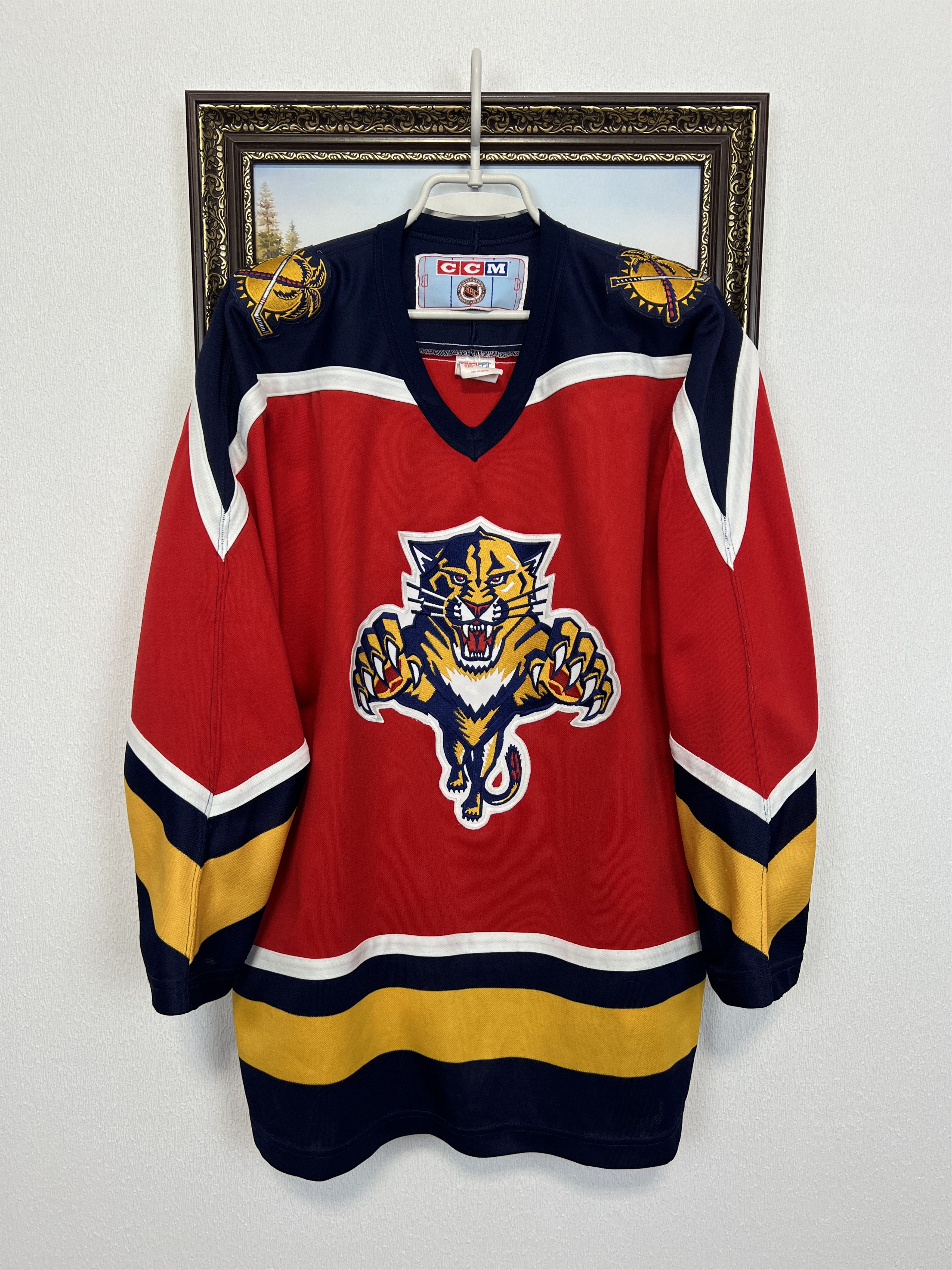 Ccm Vintage Florida Panthers NHL Jersey Shirt Hockey Rare Trikot Size US M / EU 48-50 / 2 - 1 Thumbnail