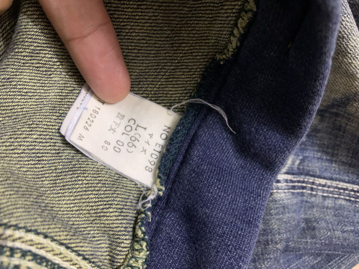 Japanese Brand Flare ET BOITE Washed Denim Hybrid Pants Spirit Goa Lgb Size US 32 / EU 48 - 12 Thumbnail