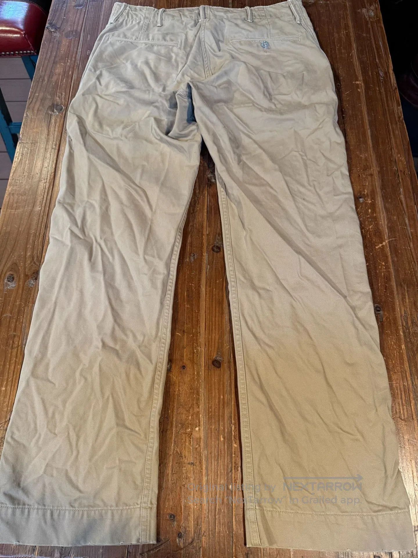 RRL Ralph Lauren RRL Beige Khaki Officer Pants. Size US 30 / EU 46 - 2 Thumbnail