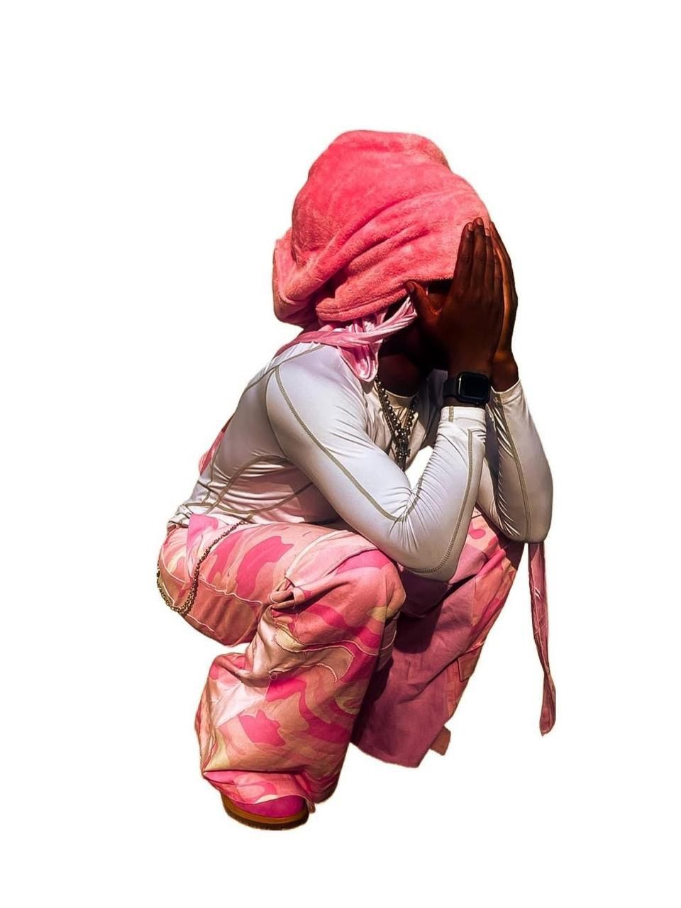 Handmade Pink Camo Pants Size US 30 / EU 46 - 3 Thumbnail