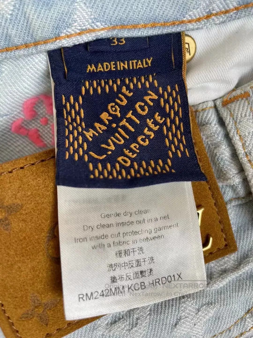 Louis Vuitton Louis Vuitton Tyler Collaboration Colorful Logo Jeans. Size US 33 - 6 Thumbnail