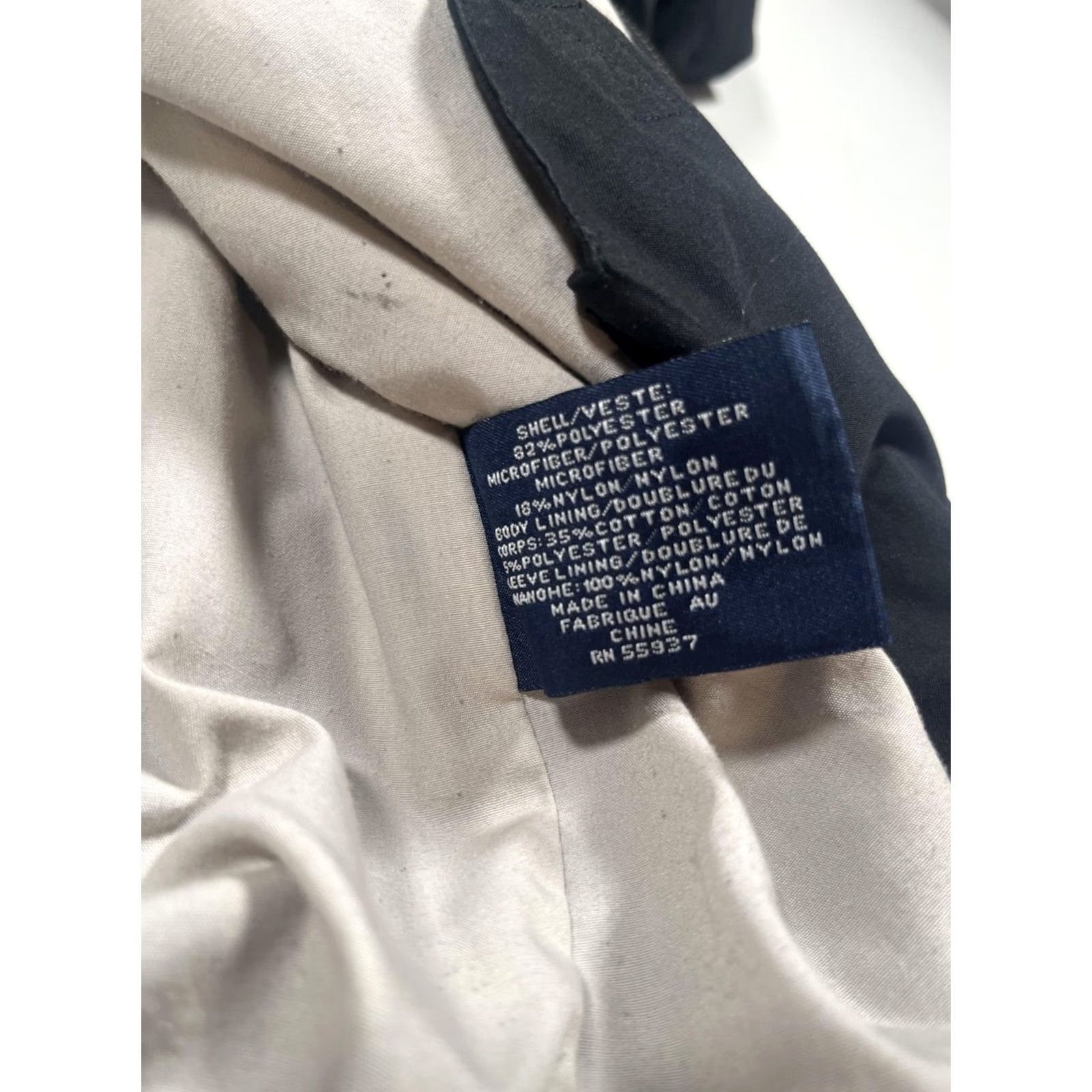 Vintage Newport Harbor Jacket Mens XL Blue Microfiber Lined Windbreaker Zip Pockets Size US XL / EU 56 / 4 - 6 Thumbnail
