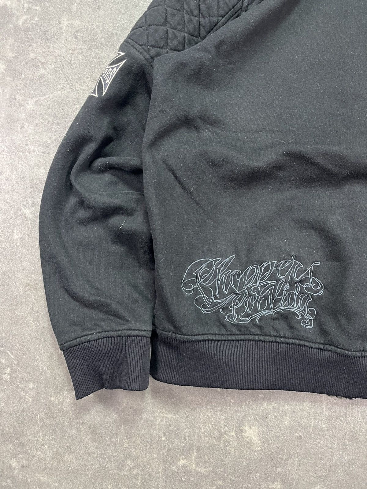 West Coast Choppers 00s West Coast Choppers Spellout Big Logo Hoodie XXL Rare Size US XXL / EU 58 / 5 - 13 Thumbnail