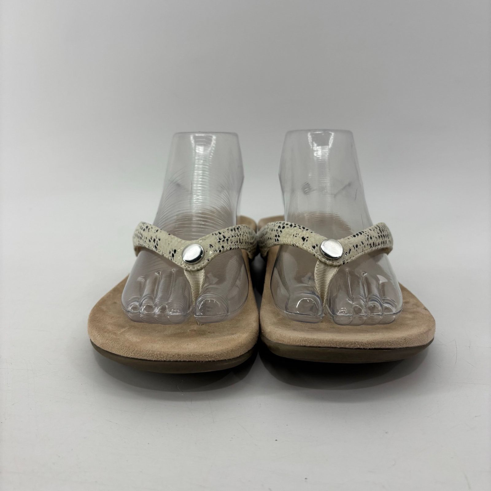 Vionic Vionic Dillon Womens Sz 9 Snake Embossed Flip Flop Sandal Size US 9 / IT 39 - 9 Thumbnail