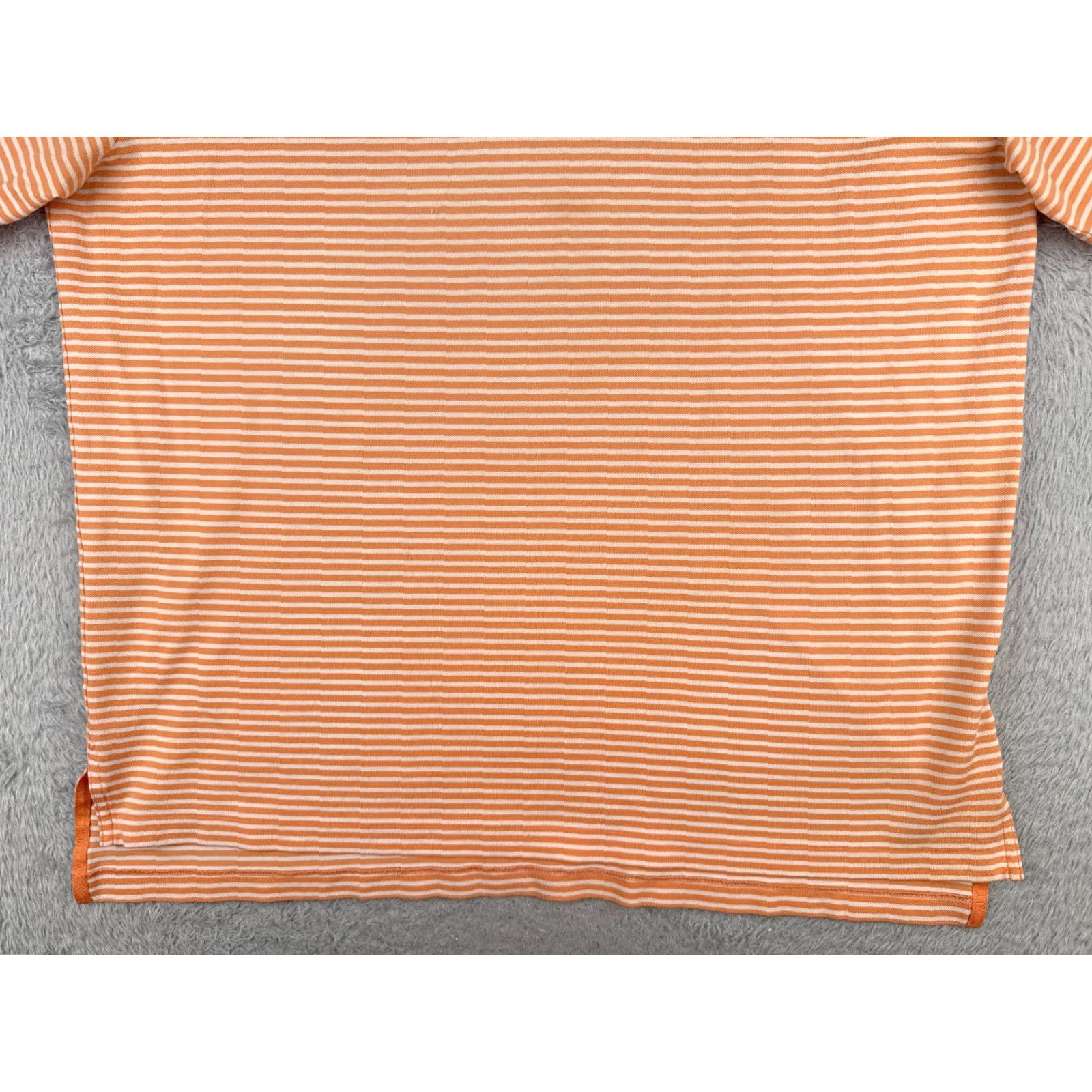 Ralph Lauren VINTAGE Ralph Lauren Polo Golf Shirt Men XL Orange Stripe 100% Cotton Slim Fit Button Collar Short Sleeve Read Size US XL / EU 56 / 4 - 5 Thumbnail