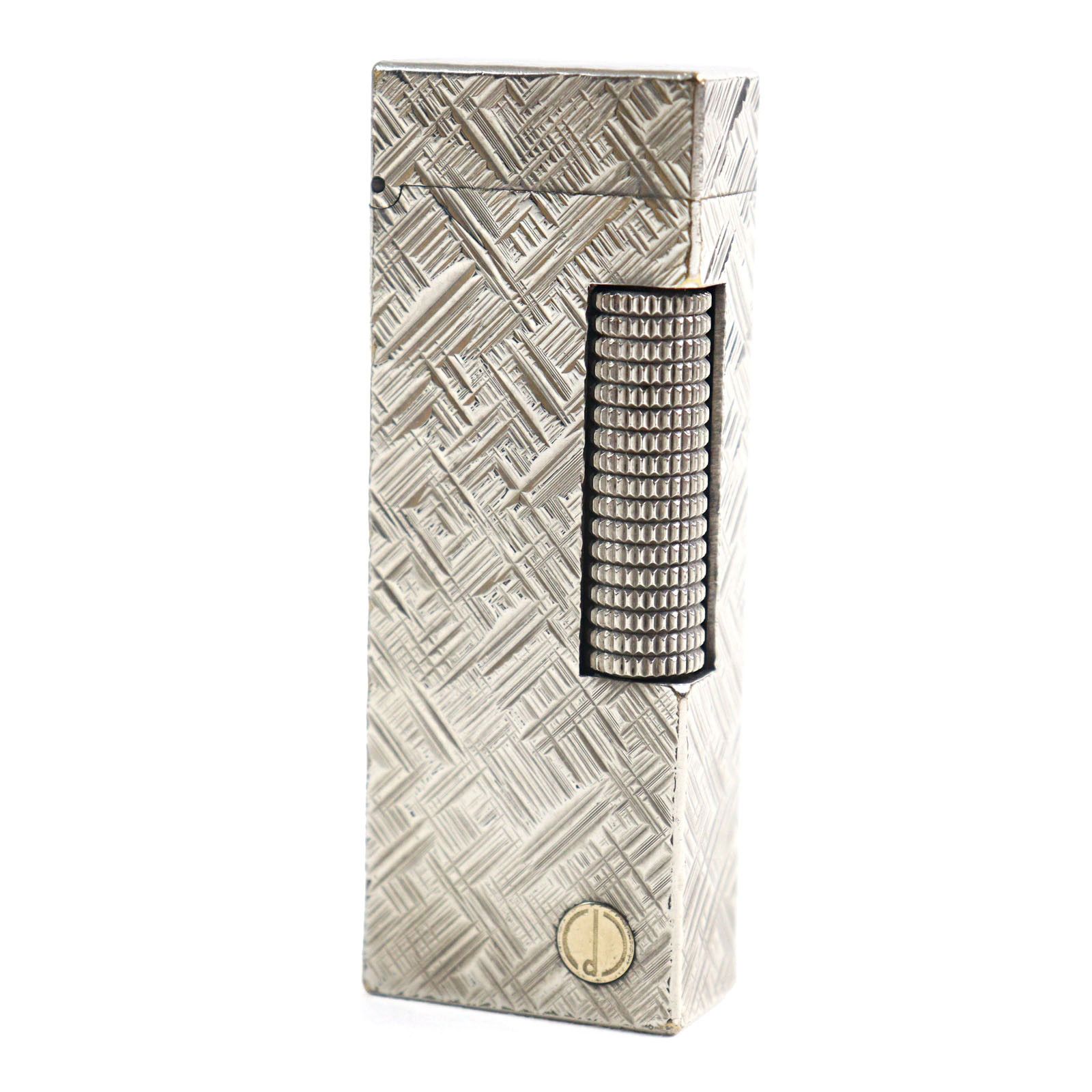 Dunhill Dunhill Logo Metal All-over Pattern Lighter Metal Lighter DUTY FREE  for USA