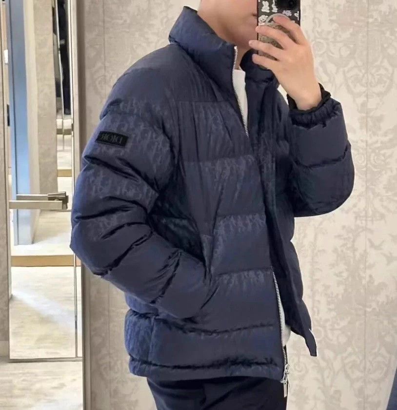 Dior Dior Monogram Down Jacket Black Size 54 Size US L / EU 52-54 / 3 - 4 Thumbnail