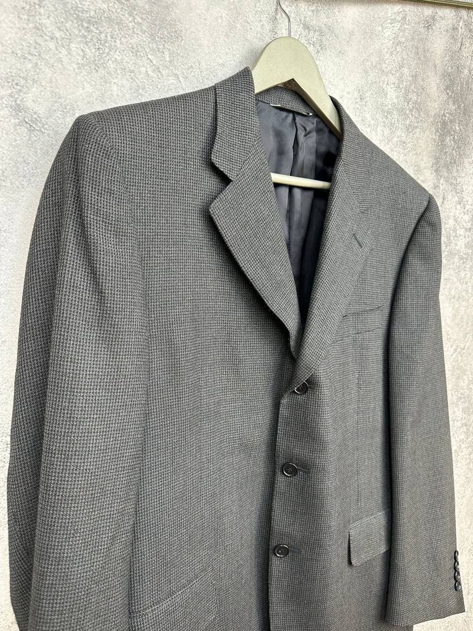 Canali RRP $1500 Canali Luxury Italy Tailored Wool Blazer Birdseye Size 50R - 3 Thumbnail