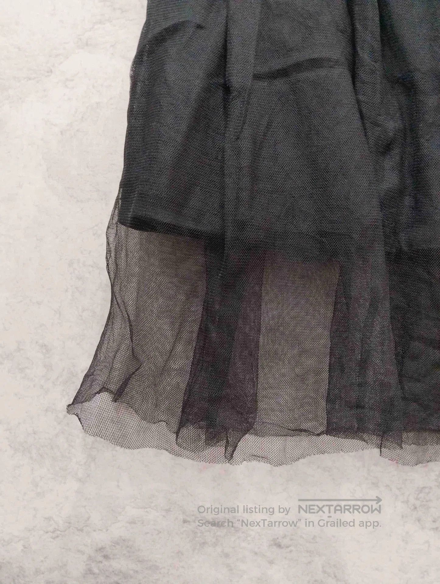 Dior black tulle mini skirt by Dior. Size US 36 / EU 52 - 6 Thumbnail