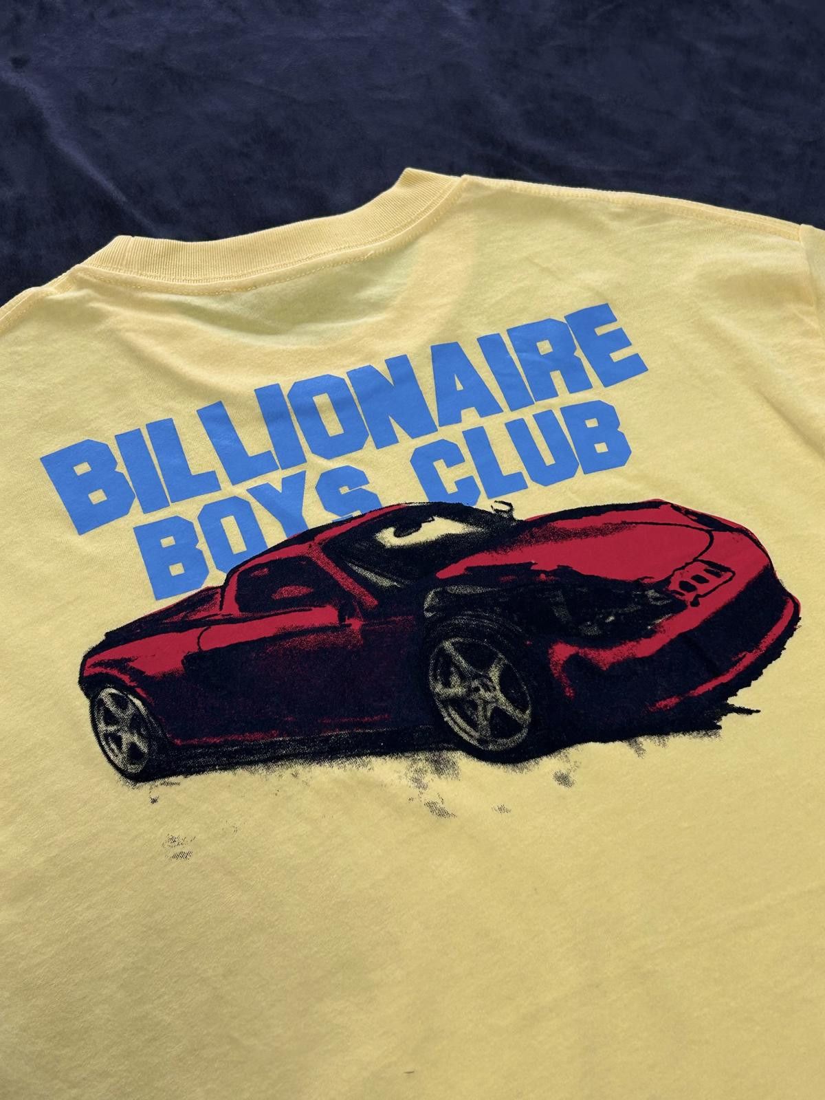 Billionaire Boys Club Rare Billionaire Boys Club BBC Supercar T-shirt Yellow Large Size US L / EU 52-54 / 3 - 4 Thumbnail
