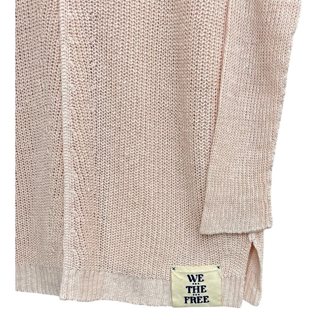 Free People Free People We The Free Jamie Linen V-Neck Sweater Size Med Size M / US 6-8 / IT 42-44 - 6 Thumbnail