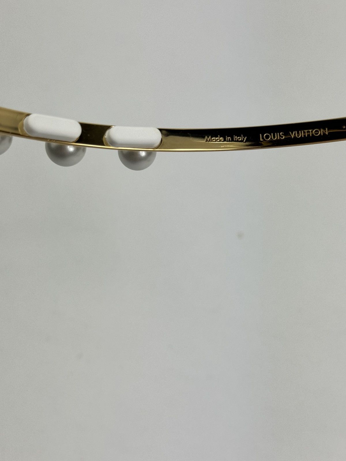 Louis Vuitton LV WIRE DE RIGO PEARL HEAD SUNGLASSES (VERY RARE MTO PIECE) Size ONE SIZE - 10 Thumbnail
