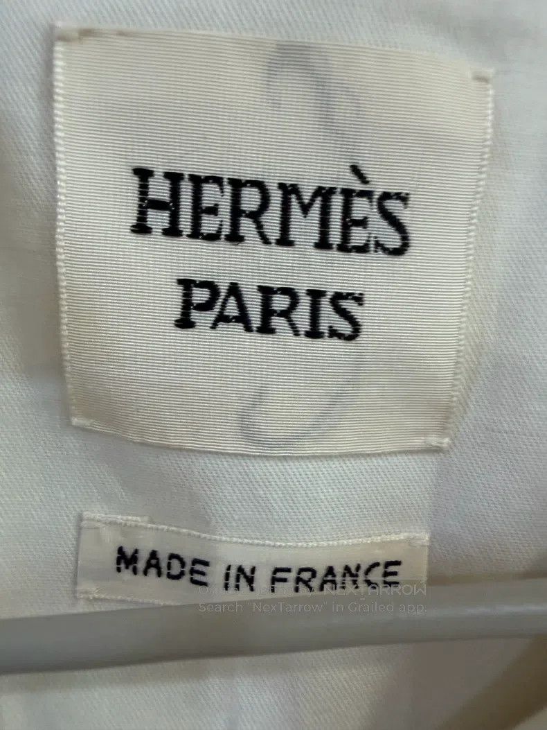 Hermes Hermes White Sleeve Roll Dress Jacket Size XXS / US 00 / IT 34 - 3 Thumbnail