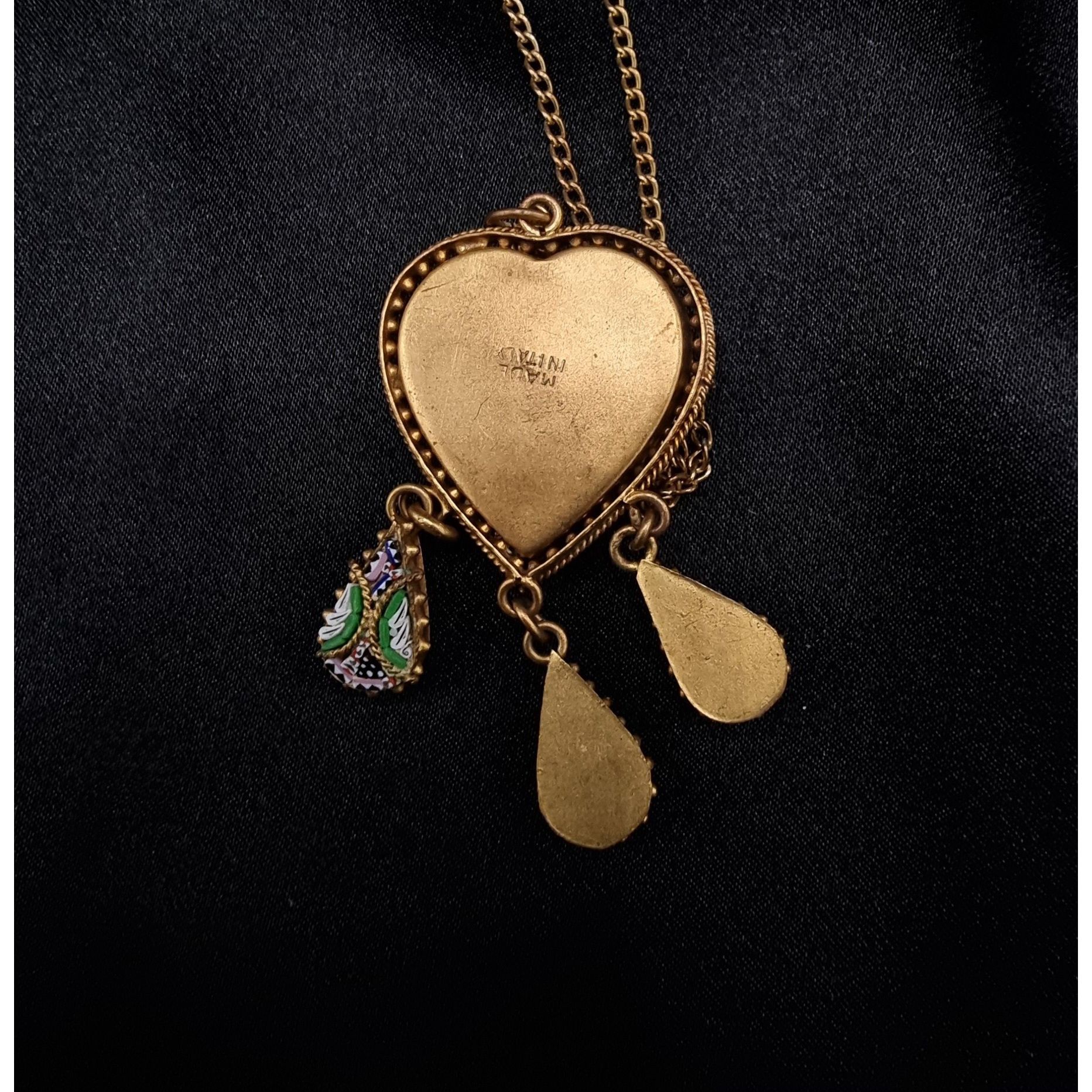Vintage Rare Find Vintage 1930s-1950s Italian Gold Tone Necklace W/ Size ONE SIZE - 6 Thumbnail