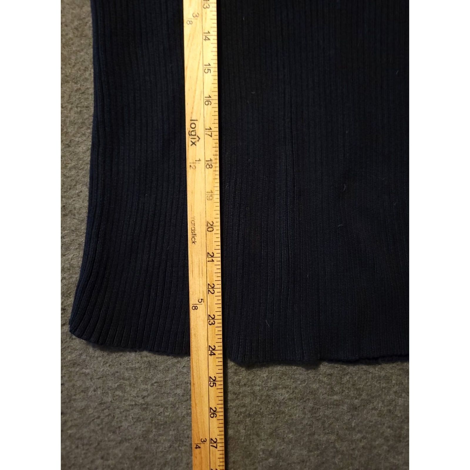 Ralph Lauren VINTAGE Lauren Ralph Lauren Ribbed Military Sweater Women's M Navy Blue Pullover Crew Neck Long Sleeve Logo 90s Designer Outdoor Preppy Pocket Size M / US 6-8 / IT 42-44 - 4 Thumbnail