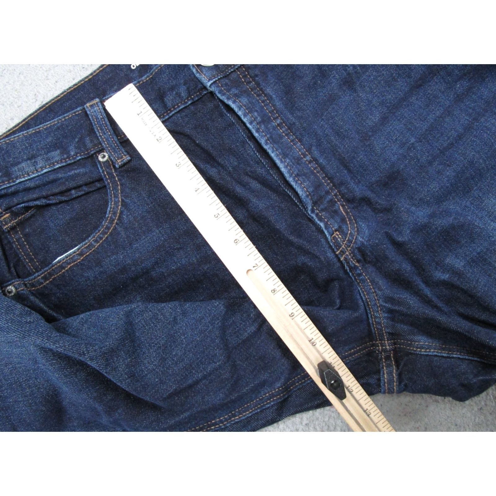 Old Navy Old Navy Denim Jeans High Rise Slouchy Straight Button Fly 16P Petite Women Blue 5-Pocket Style Jeans Size 38" / US 16 / IT 52 - 7 Thumbnail