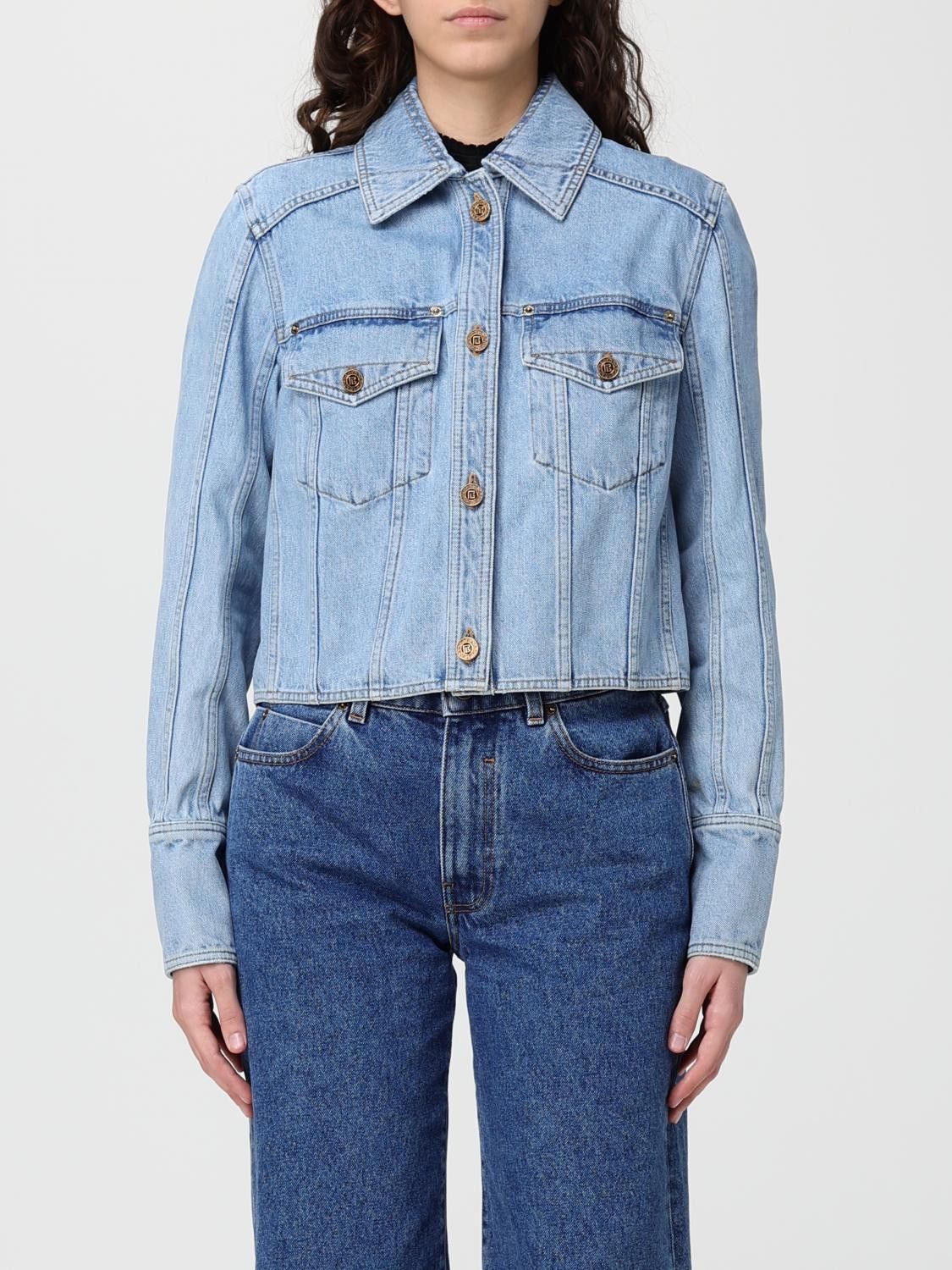 Balmain Balmain Jacket Woman Blue Size XS / US 0-2 / IT 36-38 - 1 Thumbnail