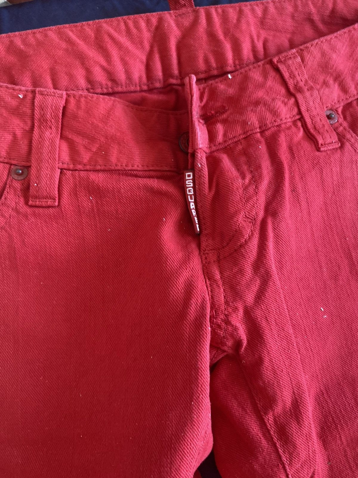 Dsquared2 Dsquared² Red Denim Jeans – IT 48 – Bold Color Size 32" / US 10 / IT 46 - 2 Thumbnail