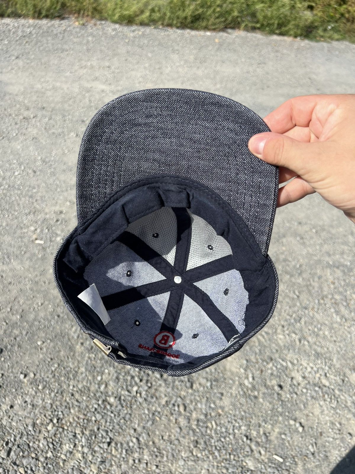 Vintage Vintage Bogner Denim Cap Size ONE SIZE - 4 Thumbnail