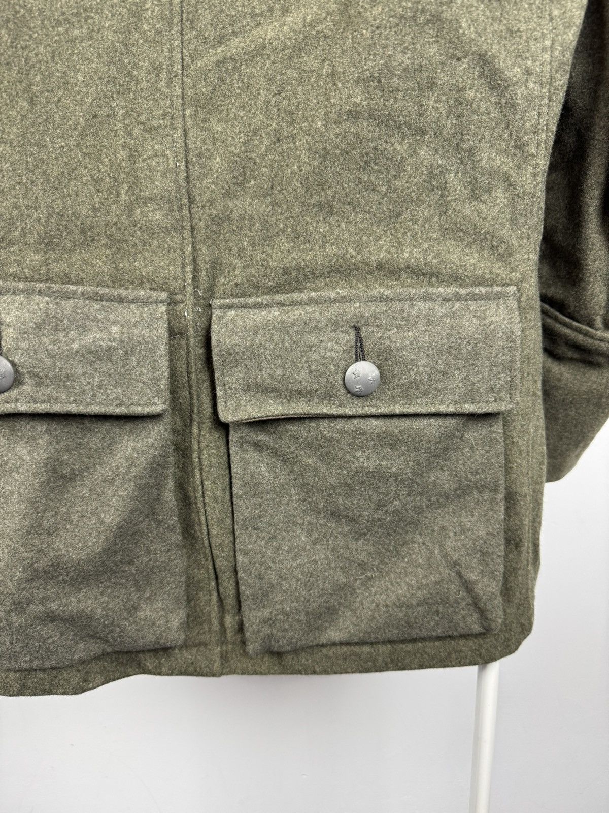 Vintage WWII Era Swedish Army Wool Jacket M39/M58 Three Crowns C48 Size US L / EU 52-54 / 3 - 7 Thumbnail