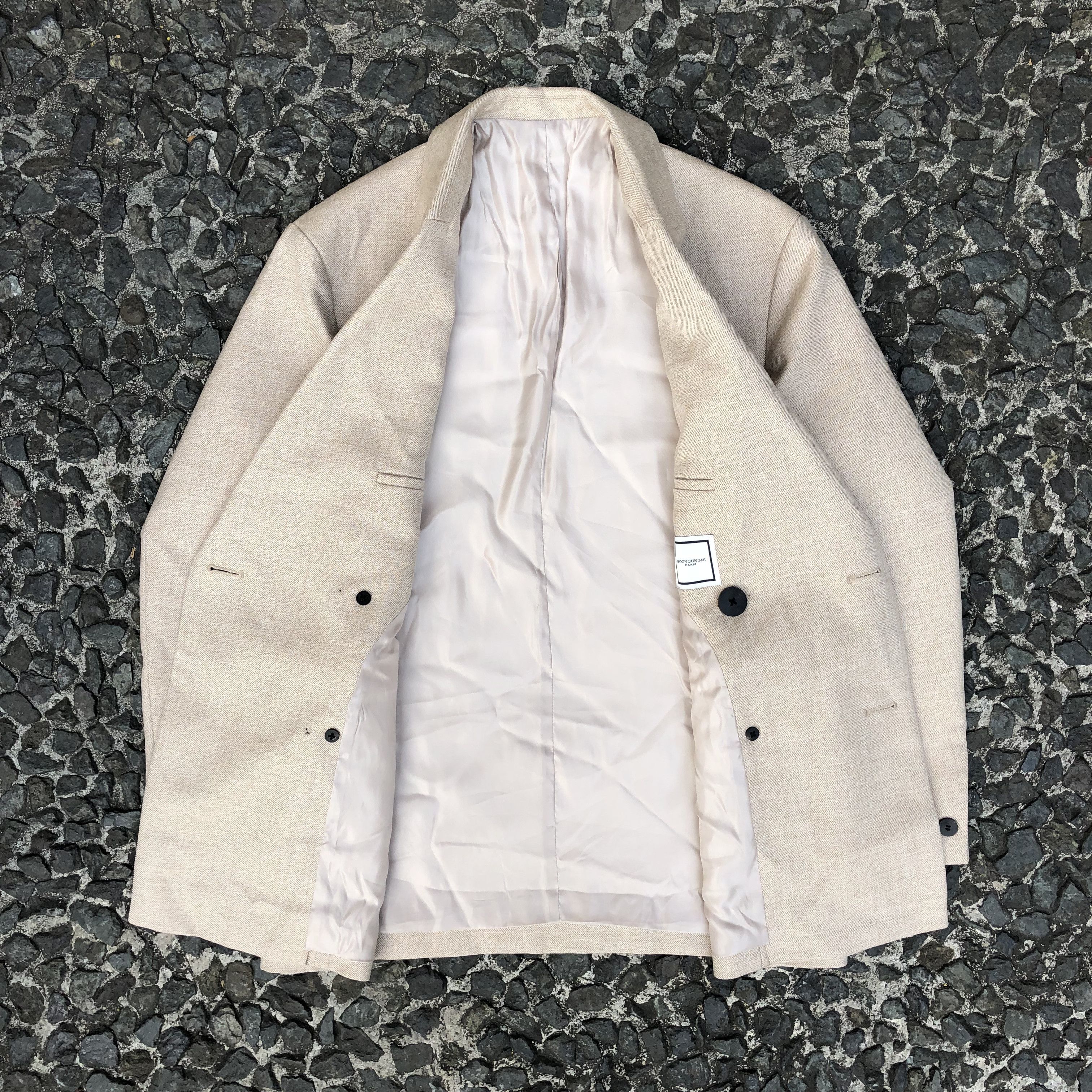 Wooyoungmi Wooyoungmi Double Breasted Wool Blazer Size 46R - 4 Thumbnail
