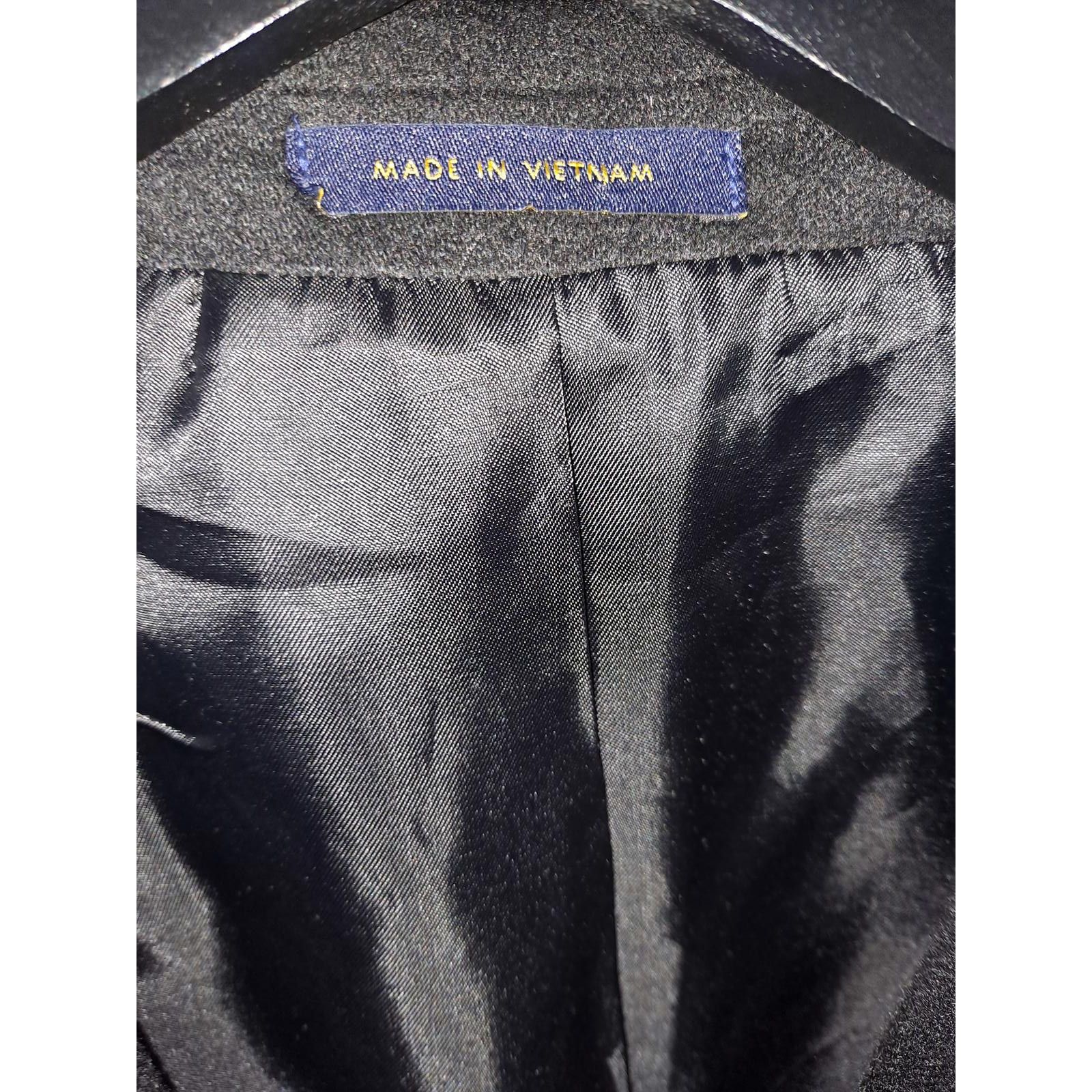 Club Room Clubroom 100% Cashmere Black Blazer Size 40R Size 40R - 8 Thumbnail