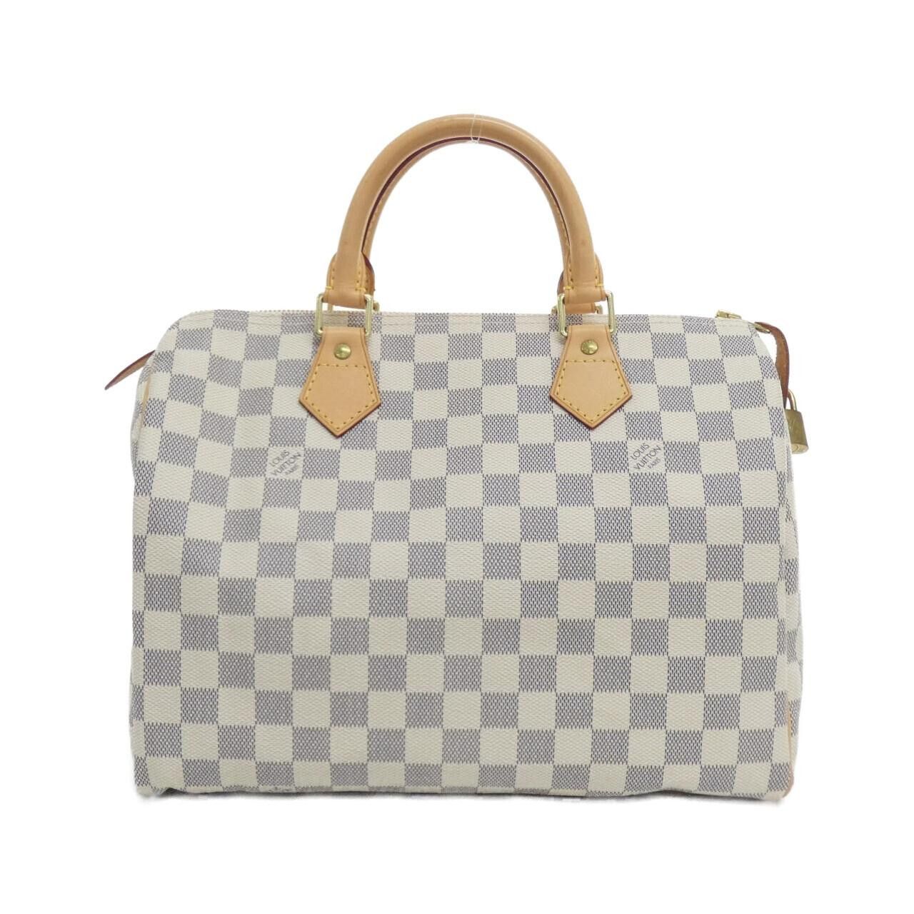 Louis Vuitton Louis Vuitton Speedy Damier Azur Boston Bag Canvas Travel Bag N41533 DUTY FREE for USA