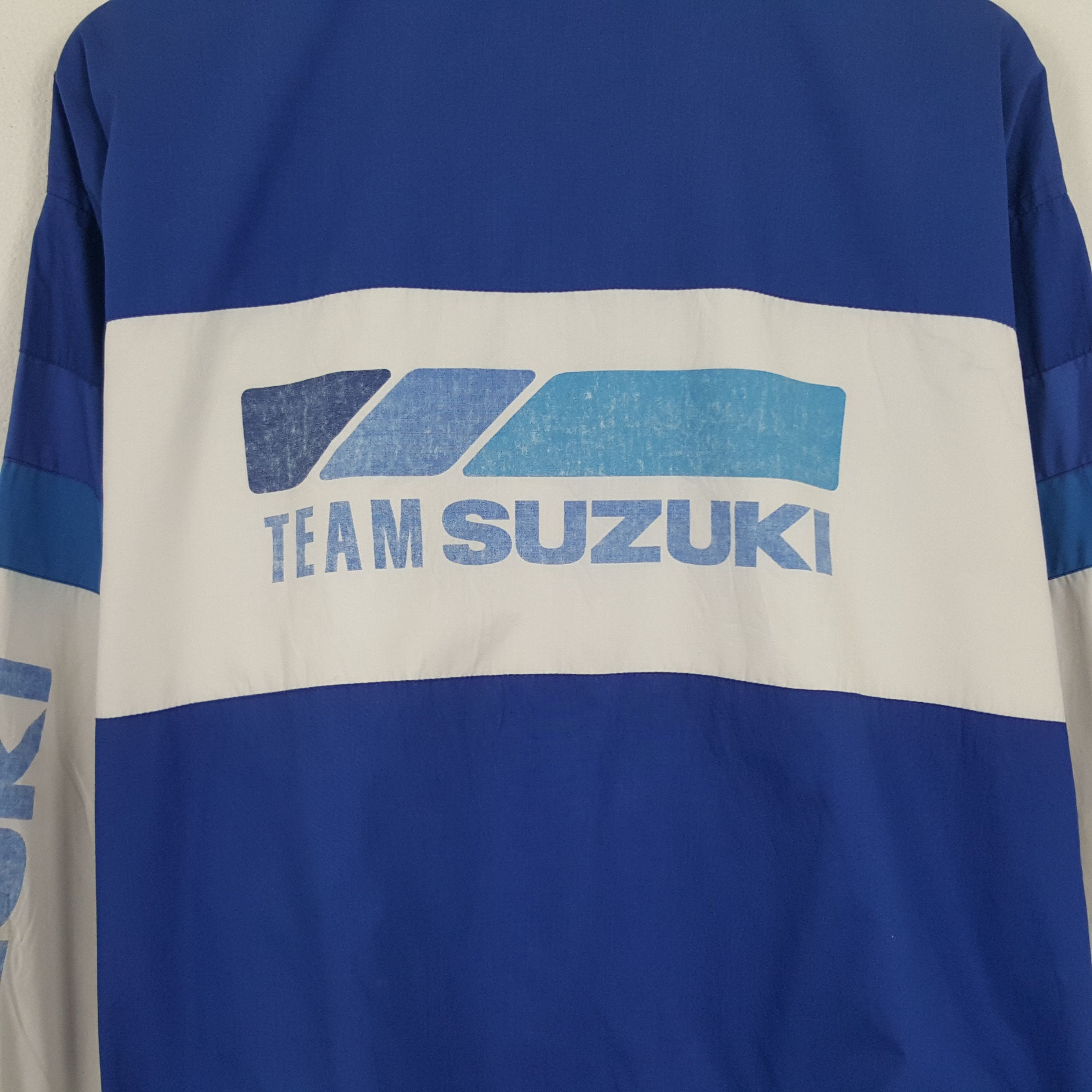 Japanese Brand × Vintage Vintage Team Suzuki Racing Windbreaker Sport Jacket Size US XL / EU 56 / 4 - 2 Thumbnail