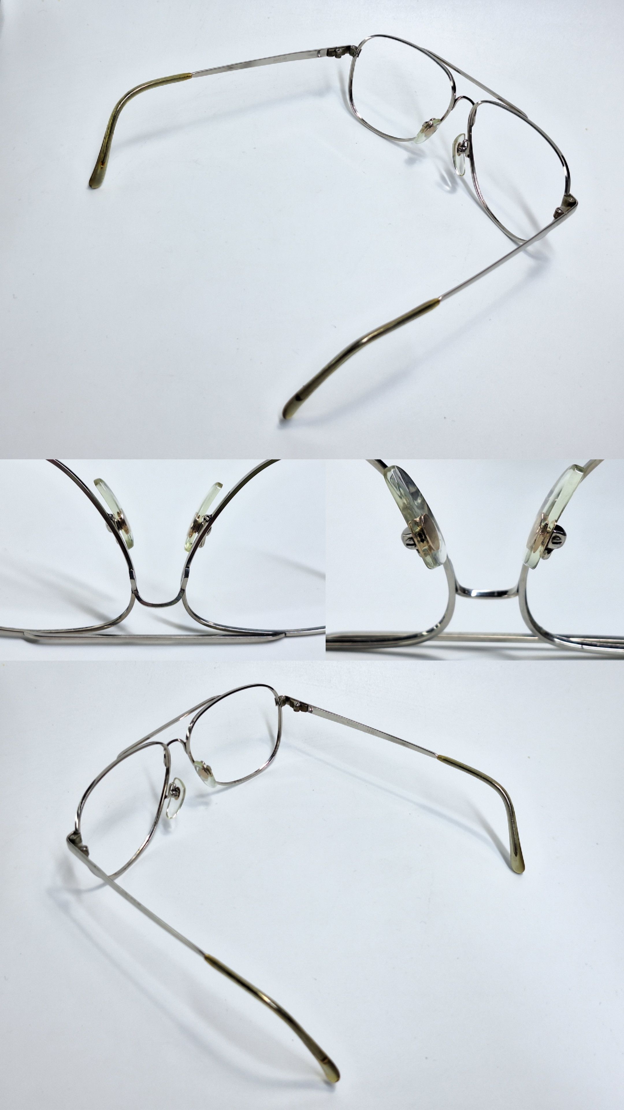Nikon 90s Nikon FB623 Double Bridge Vintage Eyeglass Frame Size ONE SIZE - 8 Thumbnail